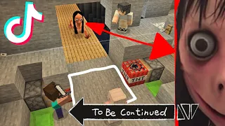 Traps for MOMO in minecraft online By Scooby craft part 3 + TikTok Minecraft Compilation