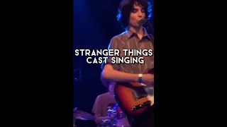 Stranger Things Cast Singing #shorts #strangerthings #milliebobbybrown