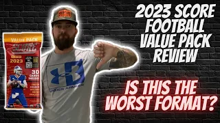 🚨2023 SCORE FOOTBALL VALUE PACK REVIEW🚨ARE THESE A WASTE OF MONEY?? 🤔