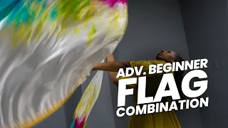 Advanced Beginner Flag Combination | Worship Flag Class | Flag Choreography