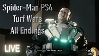 Spider-Man PS4 Turf Wars All Endings Inc SECRET ENDING DLC