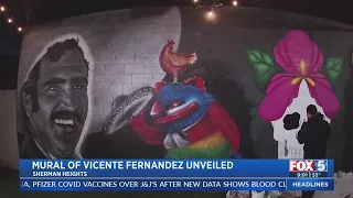 Mural Of Vicente Fernandez Unveiled