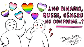 NO BINARIO, QUEER, GÉNERO NO CONFORME Y + DEFINICIONES DE GÉNERO 🌈 LGBTIQ+  | Draw My Life