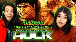 (pleasantly surprised!) SISTERS WATCH MARVEL'S THE INCREDIBLE HULK FOR THE FIRST TIME EVER - review