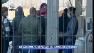 Stirile Kanal D (22.11.2021) - Nevaccinatii, separati cu garduri metalice! | Editie de seara