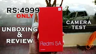 xiaomi Redmi 5A Unboxing & Review, Desh Ka Smartphone 5000/- only | Budget Smartphone