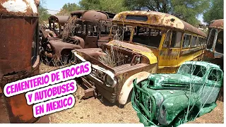 Exploracion Urbana de un Cementerio de Trocas y Autobuses abandonados