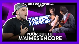 Celine Dion & JJ Goldman Reaction Pour que tu m'aimes Encore (THE BEST!) | Dereck Reacts