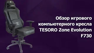 Обзор игрового кресла Tesoro Zone Evolution F730