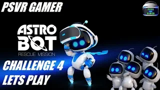 Astro Bot Rescue Mission PSVR - Challenge #4 Hookshot Highway Gameplay
