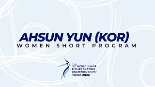 Yun (KOR) | Women SP | ISU WJ Figure Skating Championships 2022 | Tallinn | #WorldJFigure