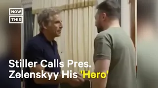 Actor Ben Stiller Meets Pres. Zelenskyy to Show Support for Ukraine