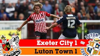 Exeter City 1-1 Luton Town (1/11/14) - Sky Bet League 2 Highlights 2014/15