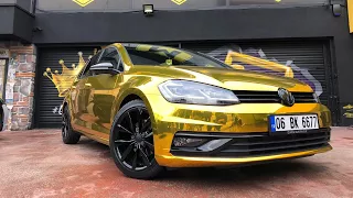 Volkswagen GOLF 7 Mat Füme VS GOLF 7.5 Gold Krom - GMG GARAGE