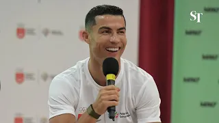 Cristiano Ronaldo’s (#CR7) #BeSIUPER weekend takes him to Victoria Junior College