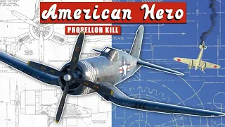 When a Corsair Pilot Destroyed an Aircraft With His Propeller - World War II Stories