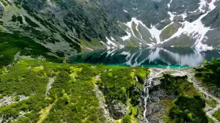 Morskie oko and Czarny Staw pod Rysami near Zakopane