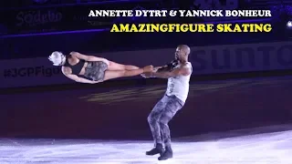 Annette Dytrt & Yannick Bonheur  Figure Skating Ice Patinage Artistique Courchevel 2019