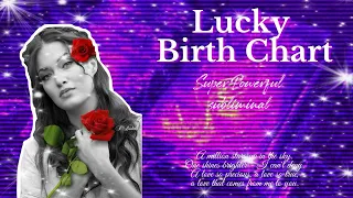 Most Lucky Birth Chart - Super Powerful Subliminal - WARNING Listen Once