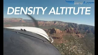 Flying a high density altitude pattern - Sedona AZ - MzeroA Flight Training