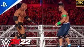 WWE 2K22 - Goldberg Vs John Cena Hell in a Cell Match (EPIC MATCH)