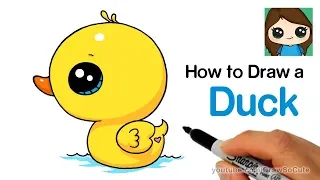 How to Draw a Duck Super Easy and Cute