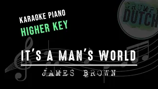 It's a Man's World - James Brown [Higher Key Piano Cover]