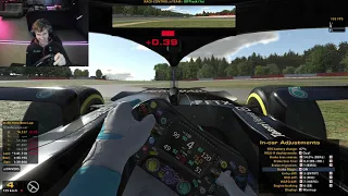 What if you turn on the BRAKE MAGIC when driving the Mercedes W12 on iRacing?