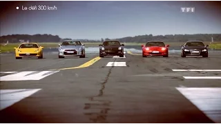 Défi : Porsche 911 vs Ferrari 458 Spider vs Corvette ZR1 vs Audi R8 vs Nissan GT-R