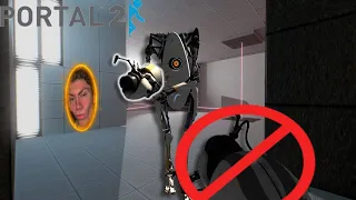 Portal 2 Co-op, but only one person can place portals