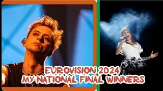 Eurovision 2024 My National Final Winners