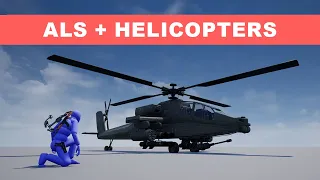Unreal Engine 5 - ALS + Helicopter Riding (ALS #136 )