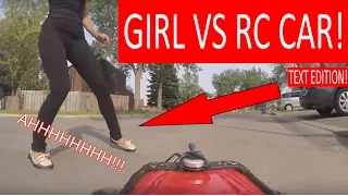 WOMAN TRIES TO STEAL RC CAR!