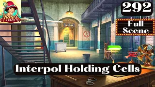 JUNE'S JOURNEY 292 | INTERPOL HOLDING CELLS (Hidden Object Game) *Full Mastered Scene*