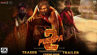 Pushpa 2 : Official Trailer | Allu Arjun | Rashmika Mandanna | Ranveer Singh, Fahadh Faasil- fanmade