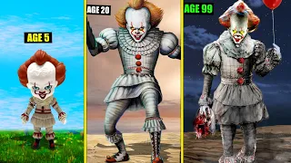 Surviving 99 years as Pennywise in GTA 5! MOD Ep-1