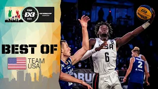 Title winning plays and baskets 🏆 | Men's Team USA Mixtape | FIBA 3x3 U18 Worldcup