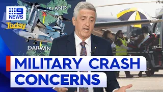 Osprey safety concerns after deadly military crash leaves three US marines dead | 9 News Australia