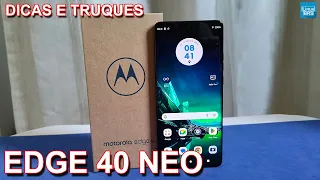 Motorola Edge 40 Neo - Dicas e truques - Várias funções para o seu aparelho