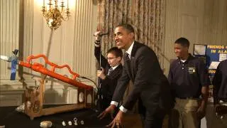 Raw Video: Marshmallow Launch at the White House Science Fair