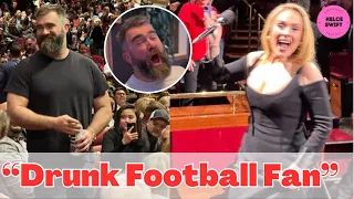 Jason Kelce was HILARIOUSLY called ‘a DRUNK football fan’ by Adele after YELLING at her