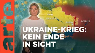 Russlands Überfall auf die Ukraine: Der Krieg geht weiter | Mit offenen Karten - Im Fokus | ARTE