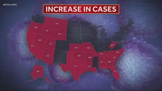 Carolinas join more than half the U.S. in coronavirus surge