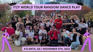 [KPOP IN PUBLIC] - ITZY WORLD TOUR  RANDOM DANCE PLAY || ATLANTA, GA || NOVMEBER 5TH, 2022