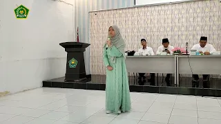Aksi Zahra Allya | Juara 1 Lomba Pidato B. Indonesia pada Porsadin V Tingkat Nasional