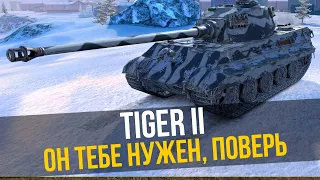 TIGER II - САМЫЙ УВЕРЕННЫЙ ТАНК НА УРОВНЕ🔥 СТРИМ TANKS BLITZ WOT BLITZ