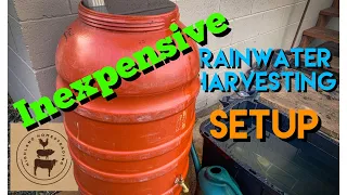 Inexpensive Rainwater Harvesting System