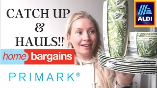 ITS JUST SUCH A MESS! | HOME BARGAINS "CAR HAUL", MINI PRIMARK HAUL, ALDI SPECIAL BUYS + A CATCH UP