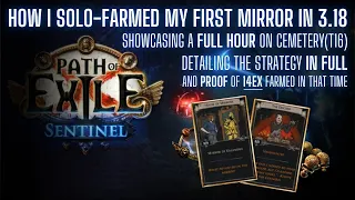 [PoE 3.18] Shadowing Series Ep3: How I Farmed my 1st Mirror in Sentinel League (10-15ex per hour)