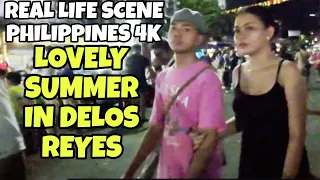 LOVELY SUMMER IN DELOS REYES STREET SAMPALOC MANILA WALKING TOUR IN PHILIPPINES 4K